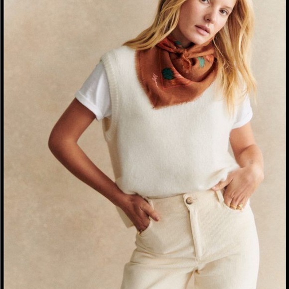 Cream Sezane Samuel Jumper - Picture 1 of 6